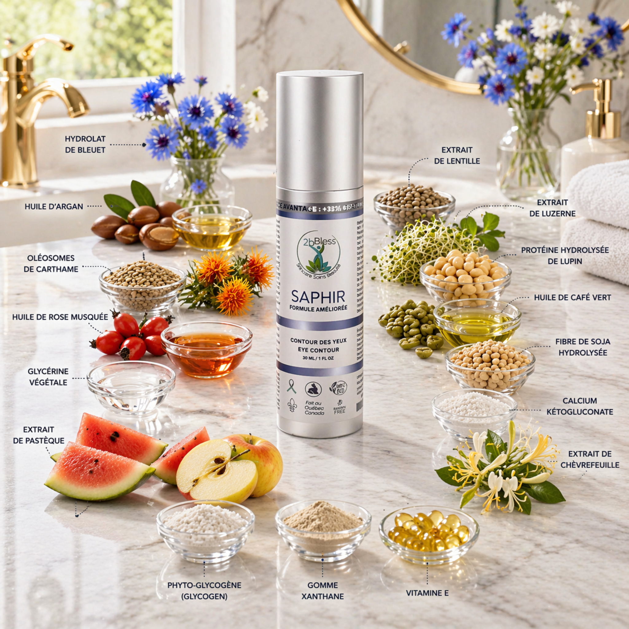 SAPHIR - Contour des yeux 30ml