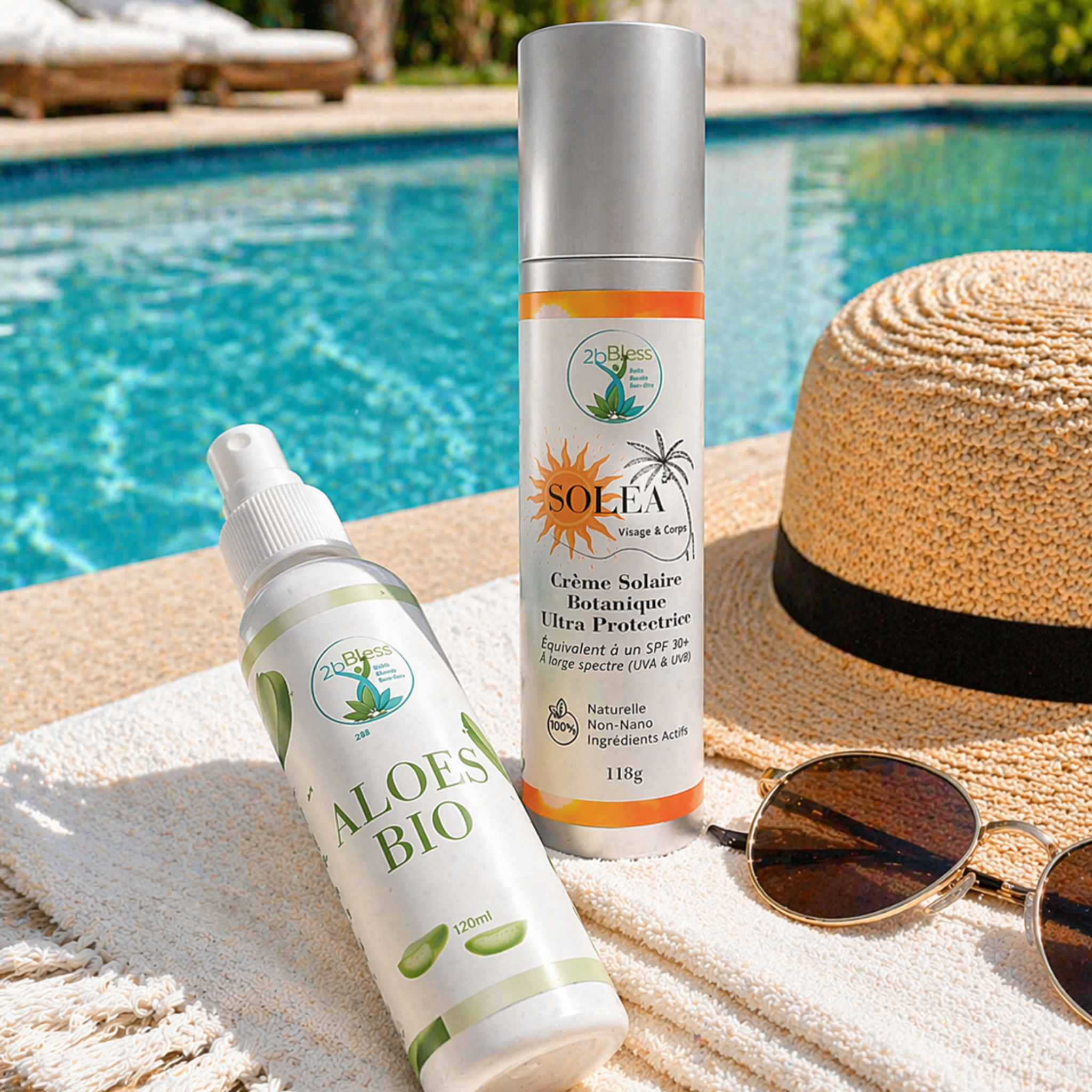 SOLÉA - Crème Solaire Botanique Ultra-Protectrice AVEC ALOES