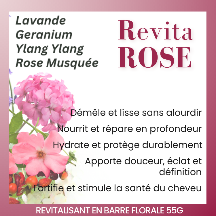 Revitalisant en barre RevitaROSE 55g
