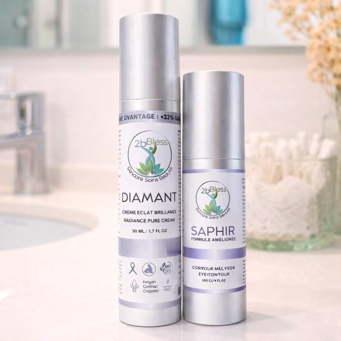 COMBO DIAMANT ET SAPHIR