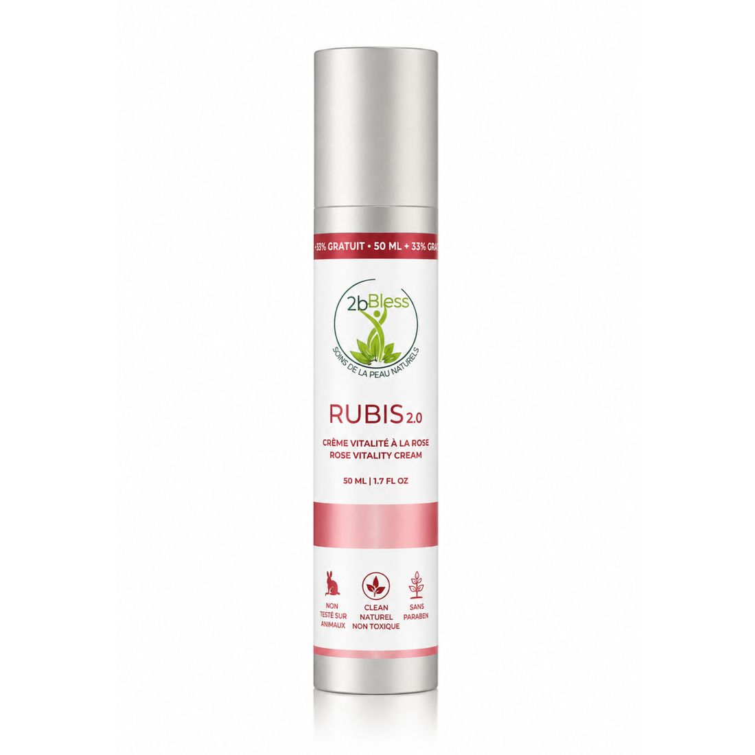 RUBIS Creme Vitalite à la rose 50ml