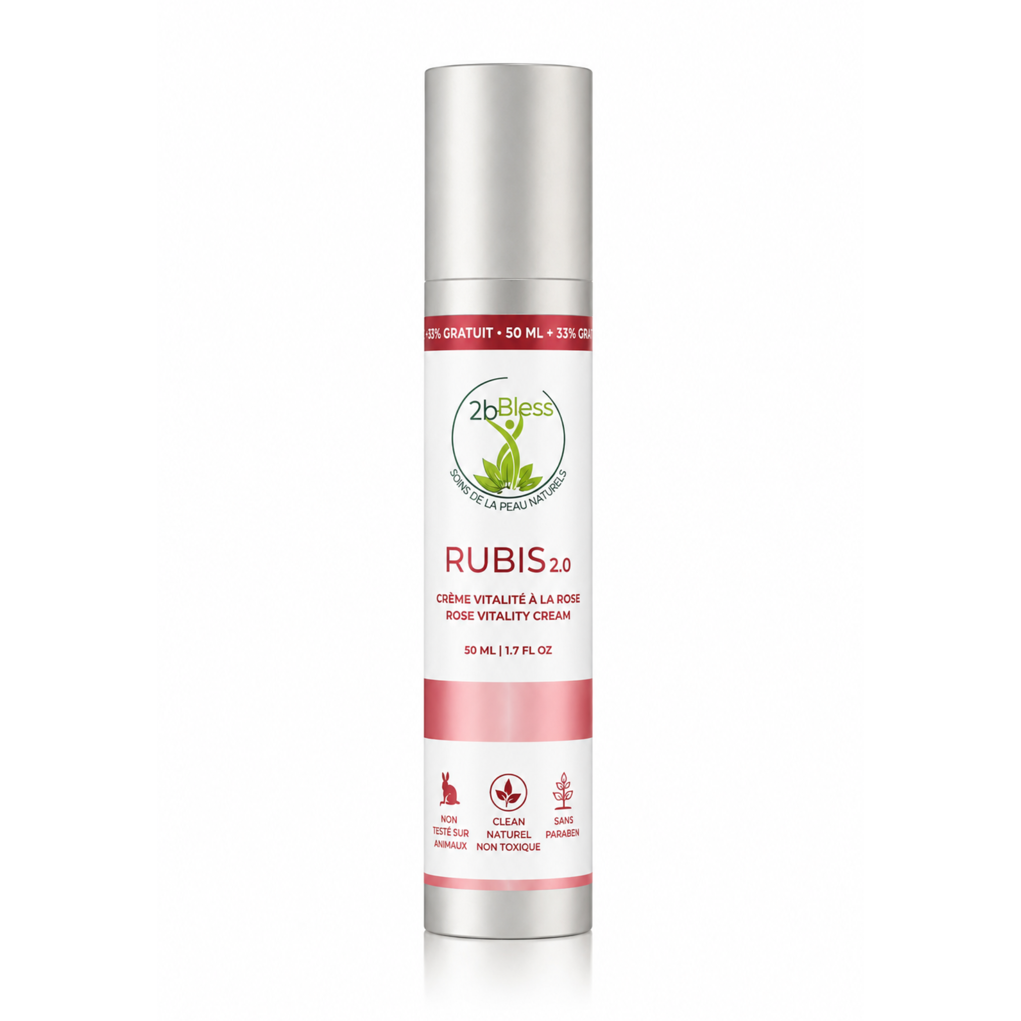 RUBIS Creme Vitalite à la rose 50ml