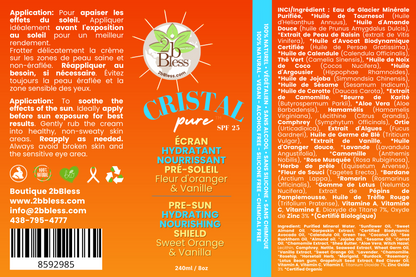Écran Hydratant Pré-Soleil Minéral SPF25 Fleur d&