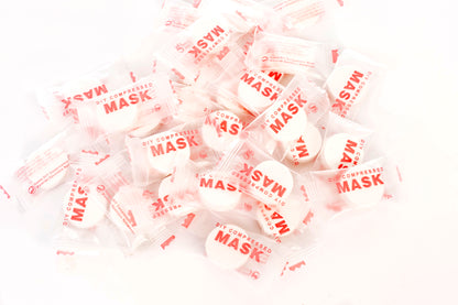 30 Masques faciaux compressés jetables