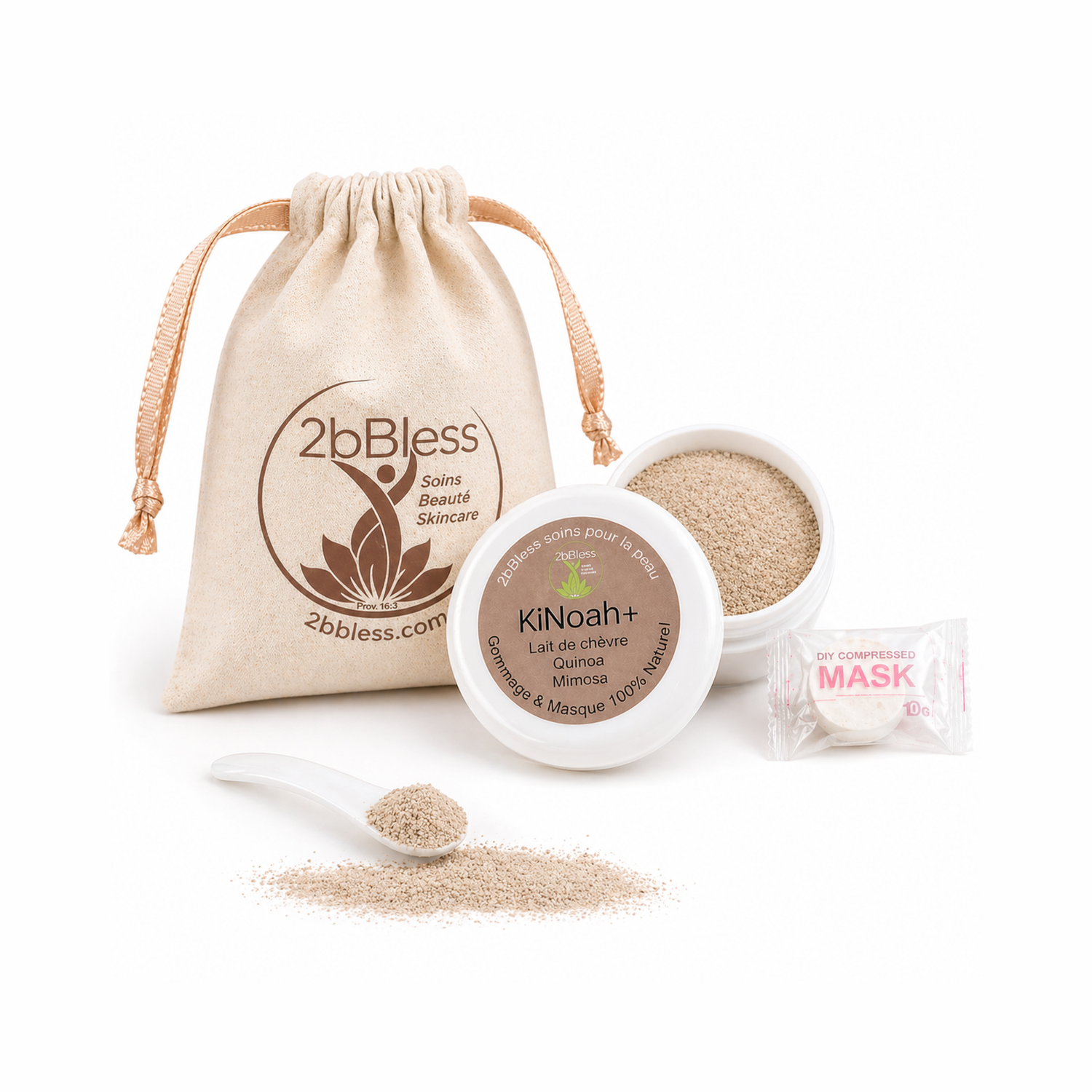 KiNoah+ Gommage &amp; Masque Peau de Porcelain