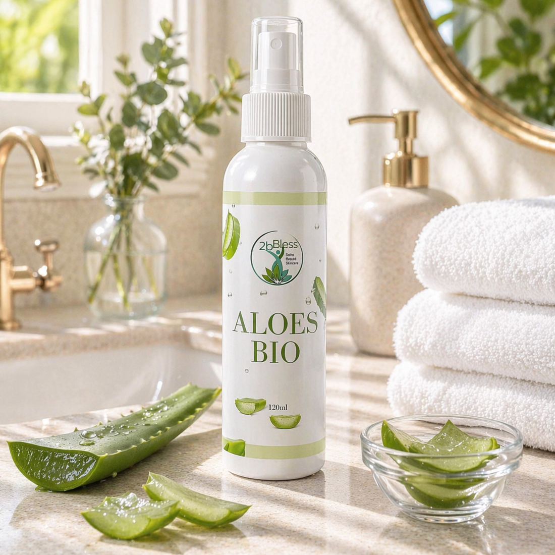 Organic Aloe Floral Water