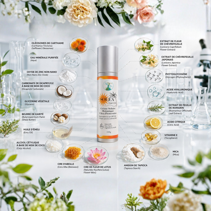 SOLÉA - Crème Solaire Botanique Ultra-Protectrice (équiv. SPF 30+) 118g