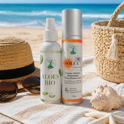 SOLÉA - Crème Solaire Botanique Ultra-Protectrice AVEC ALOES