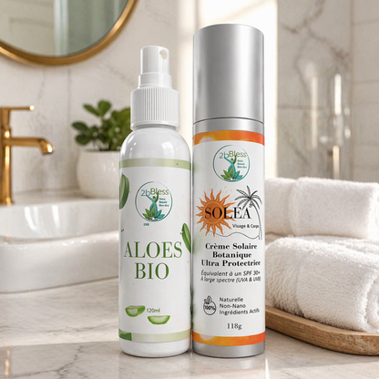 SOLÉA - Crème Solaire Botanique Ultra-Protectrice AVEC ALOES