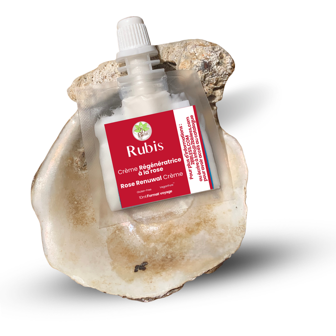 Crème RUBIS Régénératrice à la rose Format Voyage 10ml